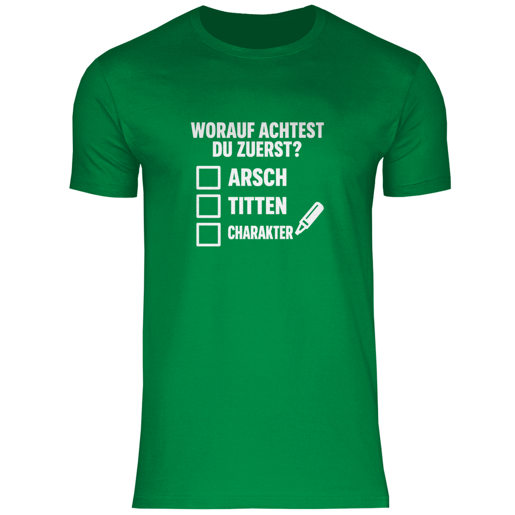 T-Shirt - Worauf achtest du zuerst?