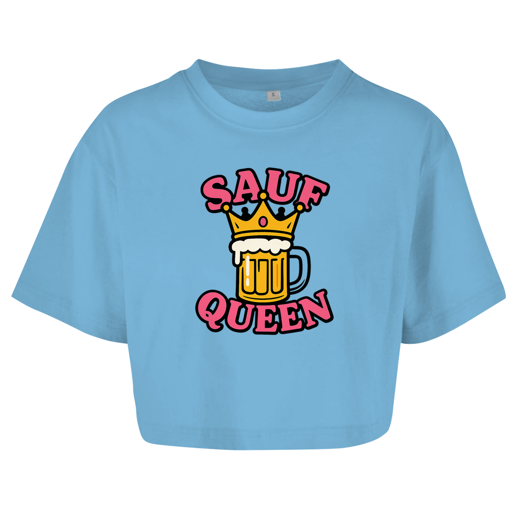 Oversize Crop Top - Sauf Queen