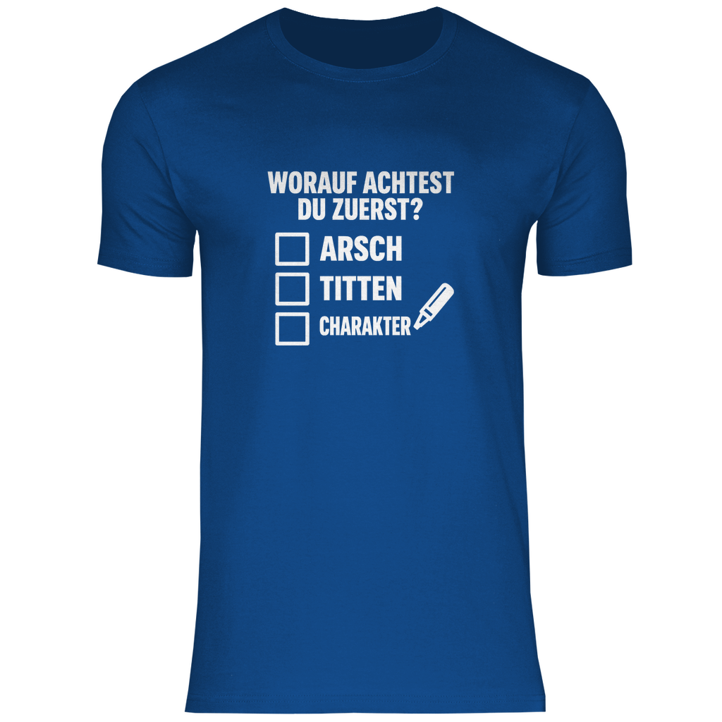 T-Shirt - Worauf achtest du zuerst?
