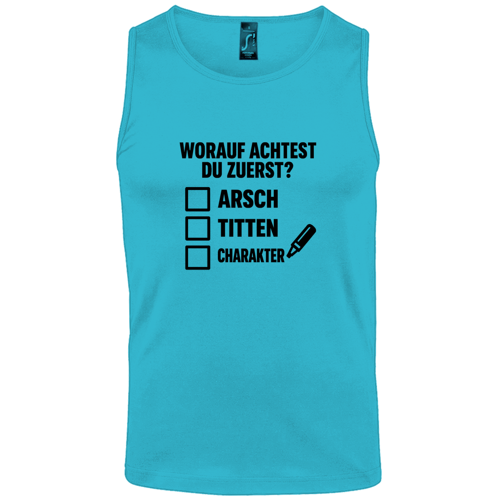 Tank Top - Worauf achtest du zuerst?