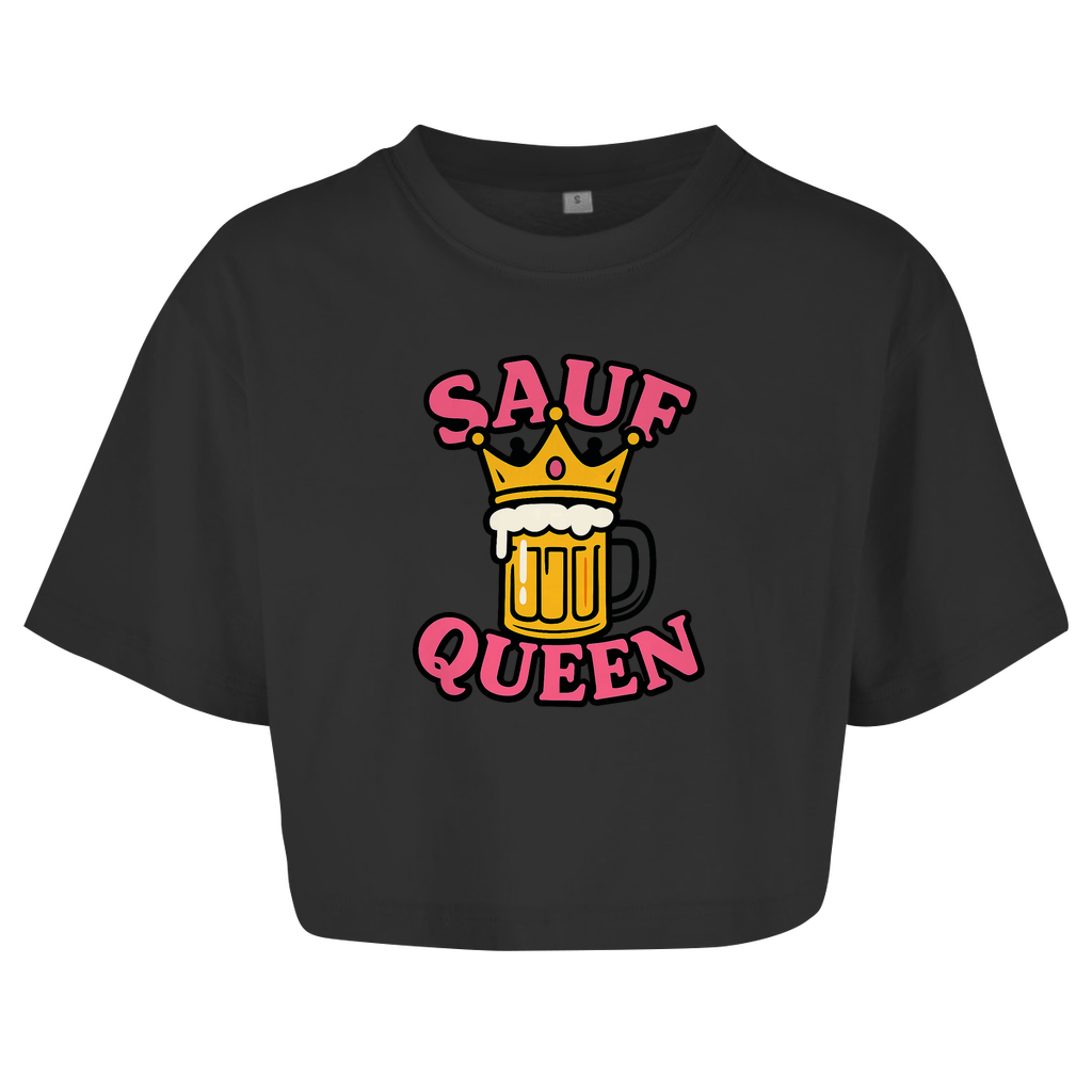 Oversize Crop Top - Sauf Queen