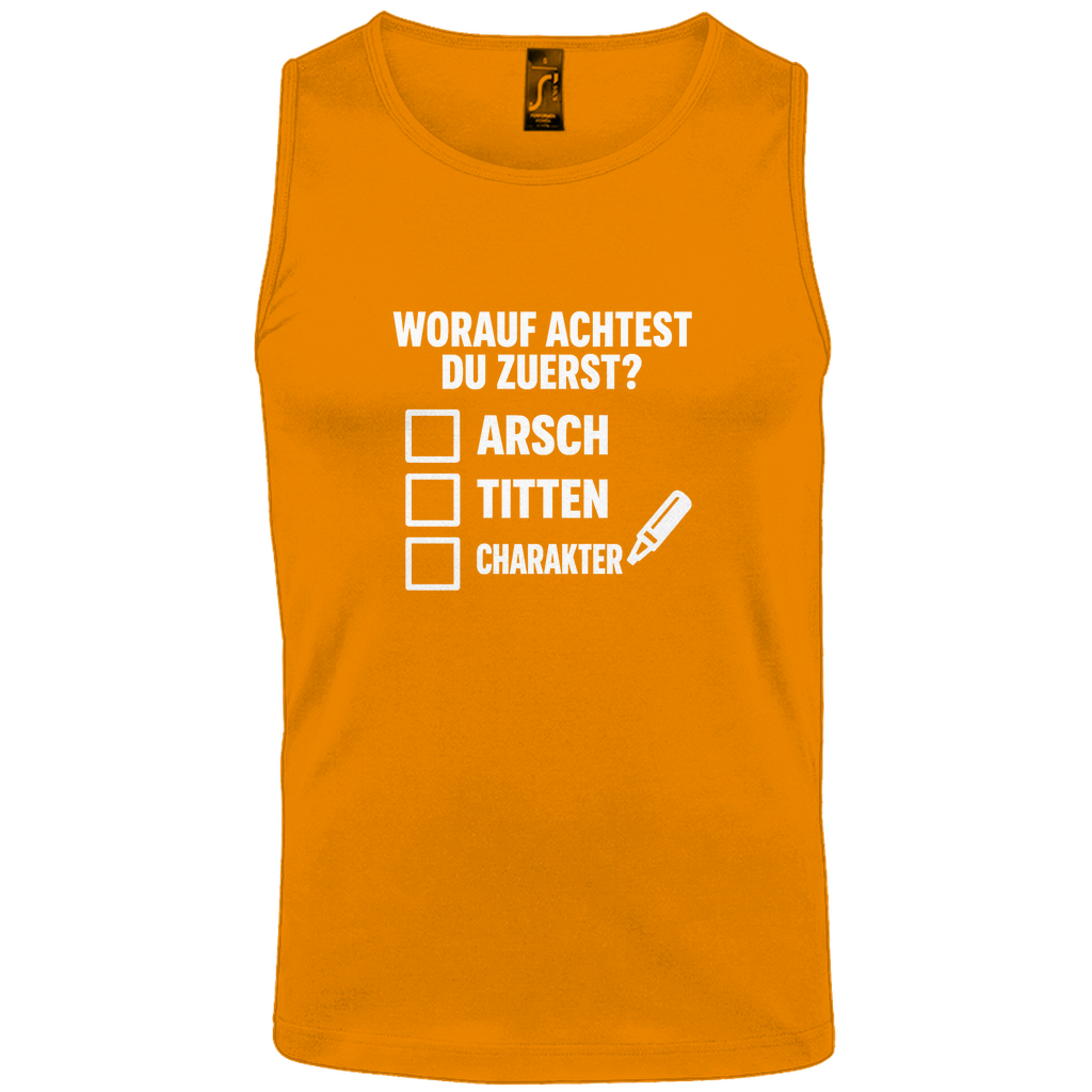 Tank Top - Worauf achtest du zuerst?