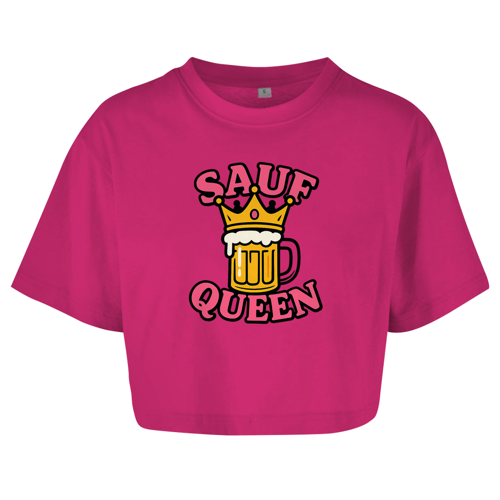 Oversize Crop Top - Sauf Queen