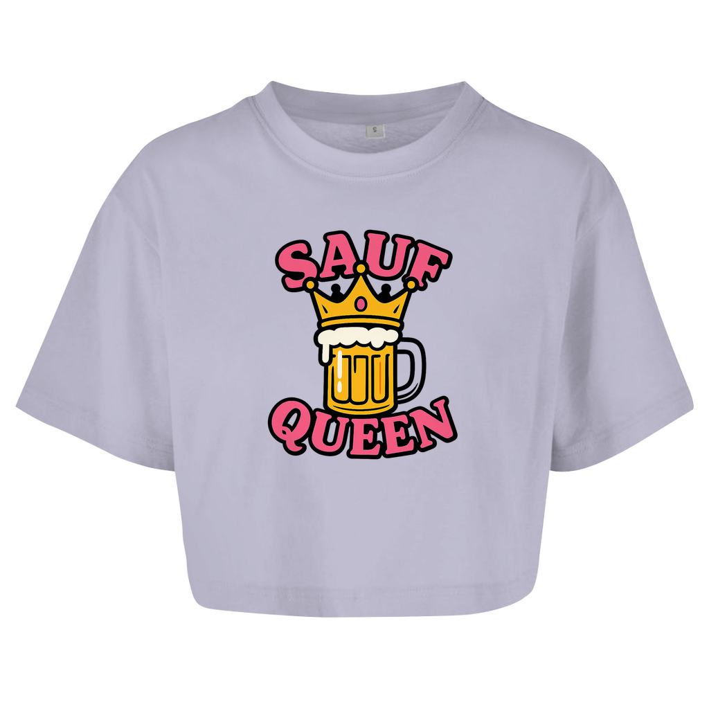 Oversize Crop Top - Sauf Queen