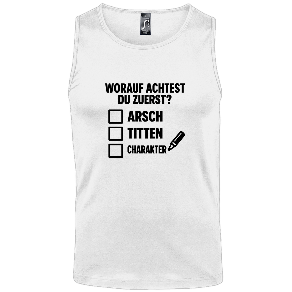 Tank Top - Worauf achtest du zuerst?
