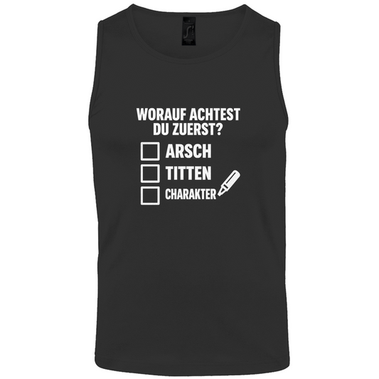 Tank Top - Worauf achtest du zuerst?