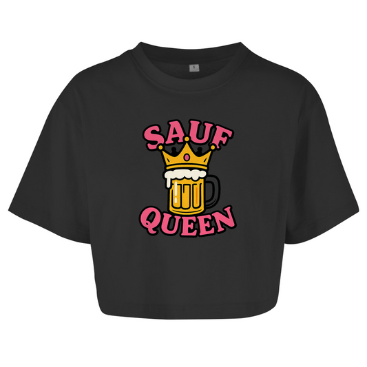 Oversize Crop Top - Sauf Queen