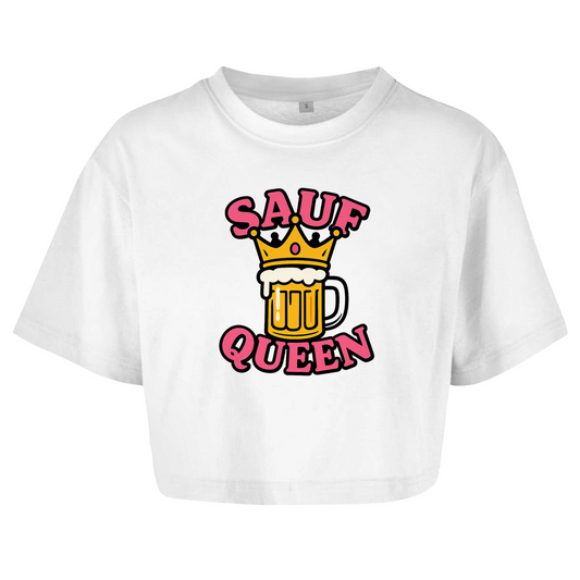 Oversize Crop Top - Sauf Queen